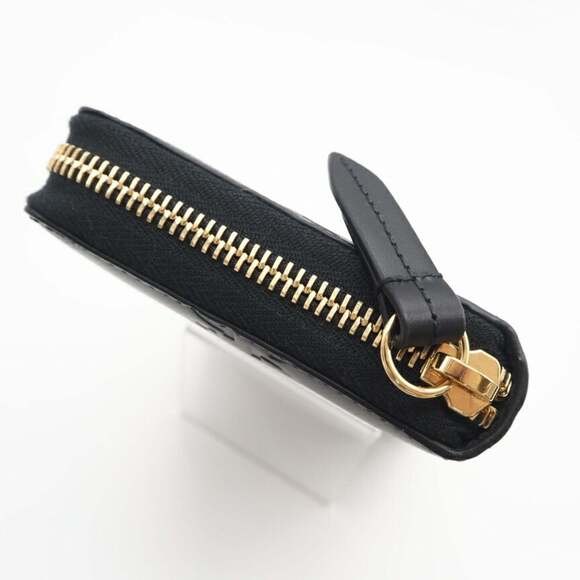 GUCCI GG Leather Zip-Around Wallet 795176 Black Men's Long